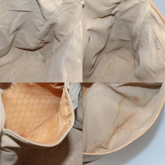 GUCCI Micro GG Canvas Tote Bag Pvc Beige Gold 002 123 002 123 - Picture 12 of 13